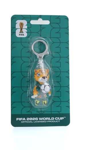 FIFA World Cup Mexico Mascot Zayu Keychain Figurine Official Licensed Product