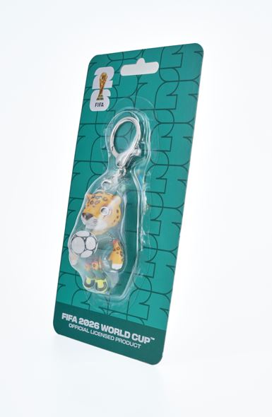 FIFA World Cup Mexico Mascot Zayu Keychain Figurine Official Licensed Product