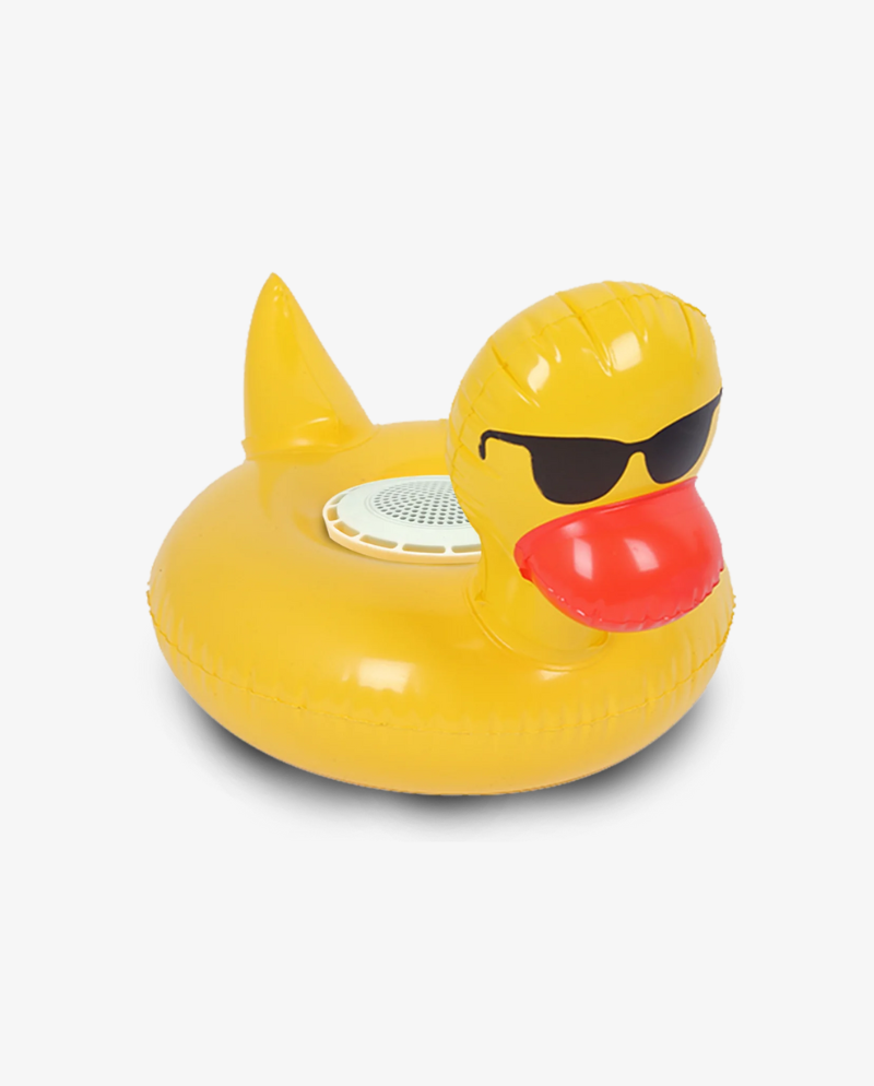 Aqua Jams Duck Bluetooth Inflatable Floating Speaker & Cup Holder