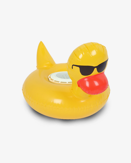 Aqua Jams Duck Bluetooth Inflatable Floating Speaker & Cup Holder