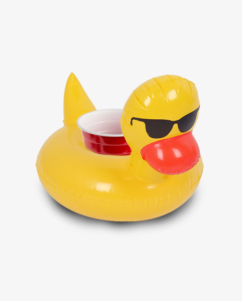 Aqua Jams Duck Bluetooth Inflatable Floating Speaker & Cup Holder