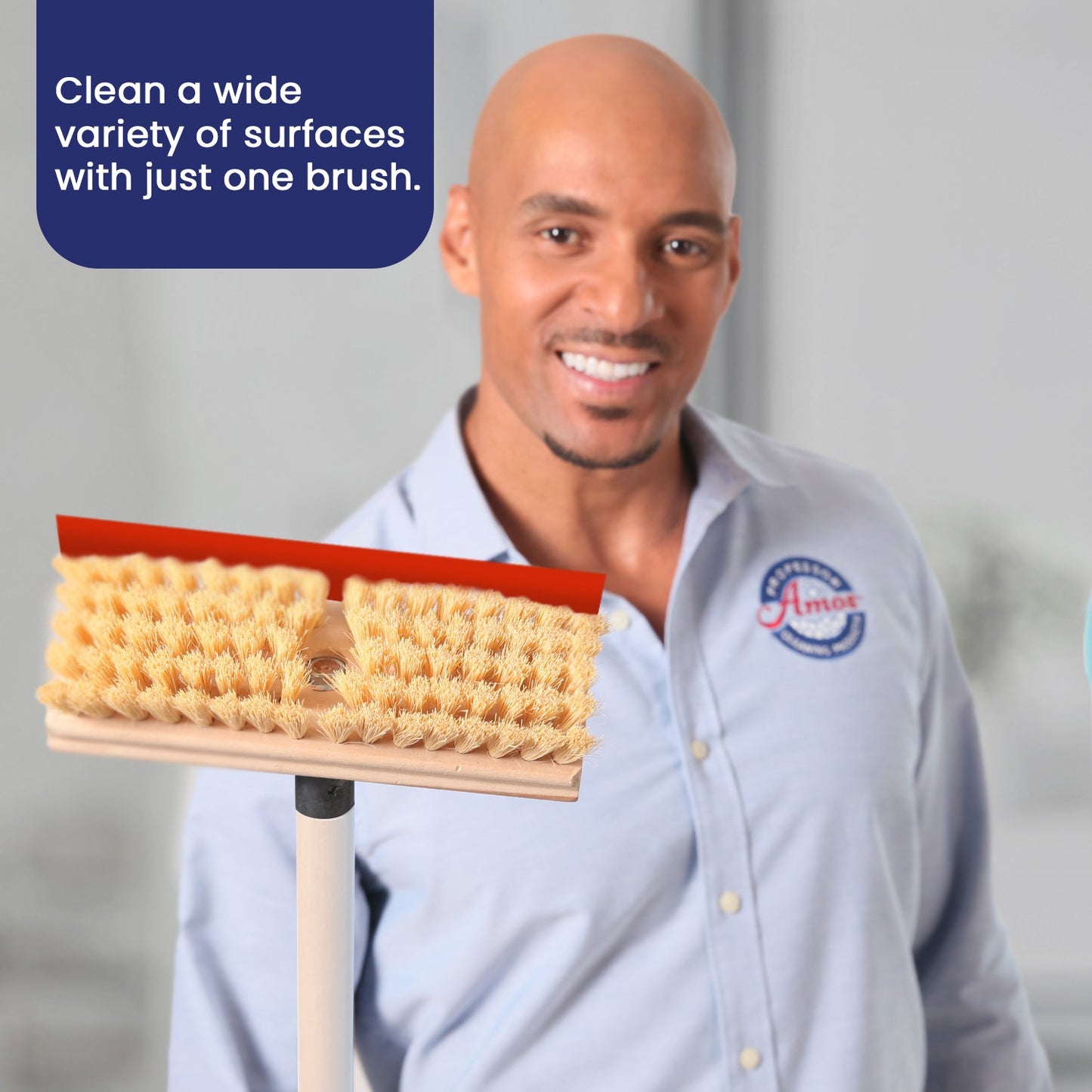 Professor Amos Tampico Brush with Squeegee - All in one